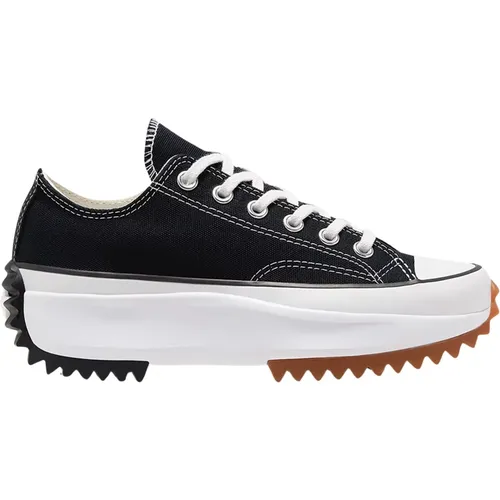 Limitierte Auflage Run Star Hike Schwarz Weiß Kaugummi , Herren, Größe: 35 EU - Converse - Modalova