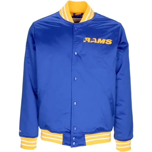 Bomber Jackets, male, , Size: XL Los Angeles Rams Bomber Jacket NFL - Mitchell & Ness - Modalova