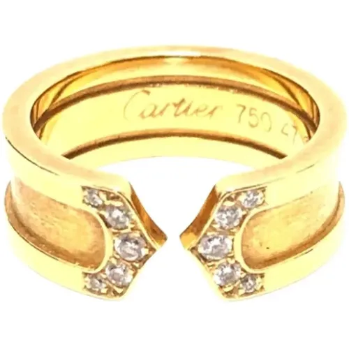 Pre-owned Jewellery, female, , Size: ONE SIZE Pre-owned Gold rings - Cartier Vintage - Modalova