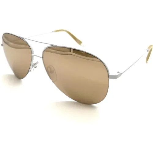Women's Accessories Sunglasses White Ss23 , female, Sizes: 60 MM - Victoria Beckham - Modalova