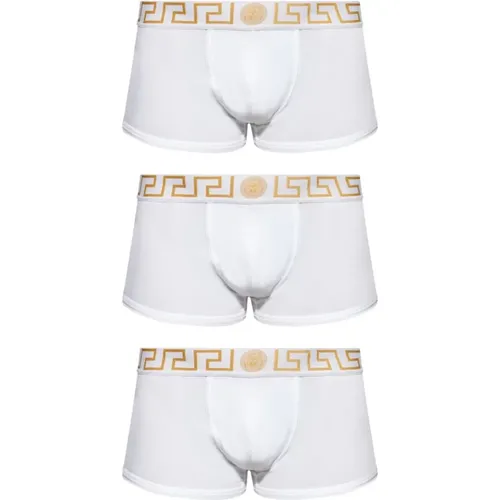 Underwear Set with Greca Border , male, Sizes: S - Versace - Modalova