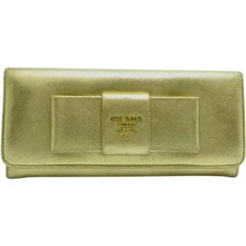 Pre-owned Leather wallets , female, Sizes: ONE SIZE - Prada Vintage - Modalova