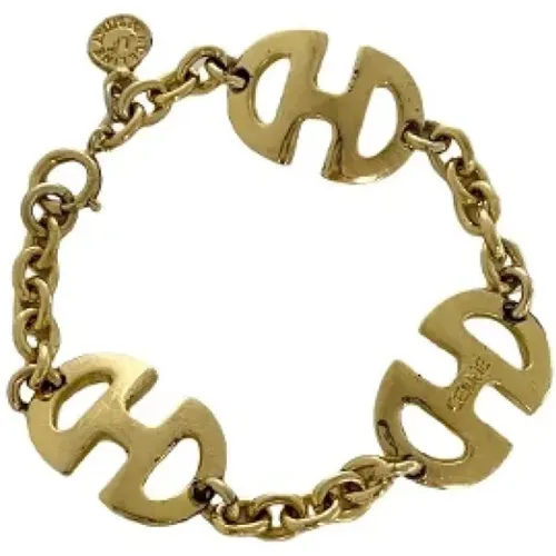 Pre-owned Jewellery, female, , Size: ONE SIZE Pre-owned Metal bracelets - Celine Vintage - Modalova