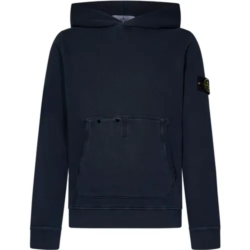 Hooded Sweater with Kangaroo Pocket , male, Sizes: M, XL, S - Stone Island - Modalova