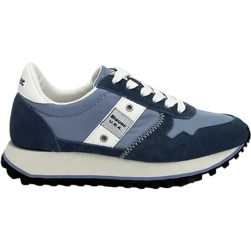 Damen-Sneakers in Blautönen , Damen, Größe: 40 EU - Blauer - Modalova