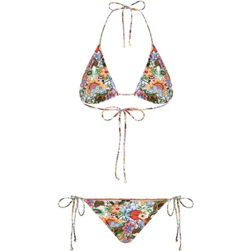 Bikinis,Blumenmuster Mehrfarbige Briefs - ETRO - Modalova