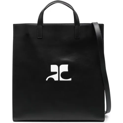 Heritage Bag with Logo Detail , female, Sizes: ONE SIZE - Courrèges - Modalova