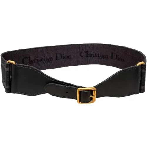 Pre-owned Belts, female, , Size: ONE SIZE Pre-owned Canvas belts - Dior Vintage - Modalova