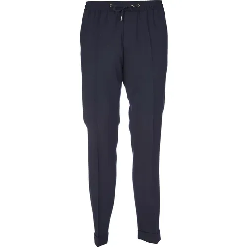 Blaue Wollhose Eleganter Stil , Herren, Größe: W34 - PS By Paul Smith - Modalova