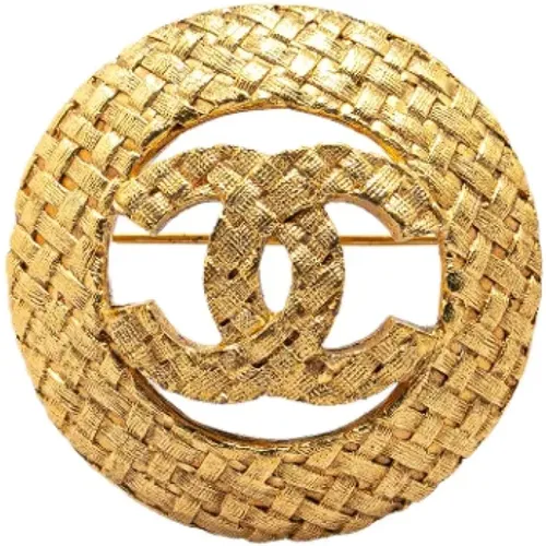 Pre-owned Jewellery, female, , Size: ONE SIZE Pre-owned Metal brooches - Chanel Vintage - Modalova