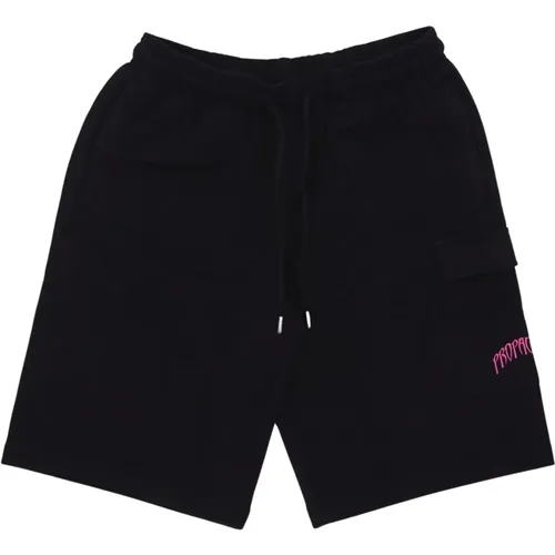 Triangle Panther Cargo Sweatshorts , male, Sizes: XL - Propaganda - Modalova