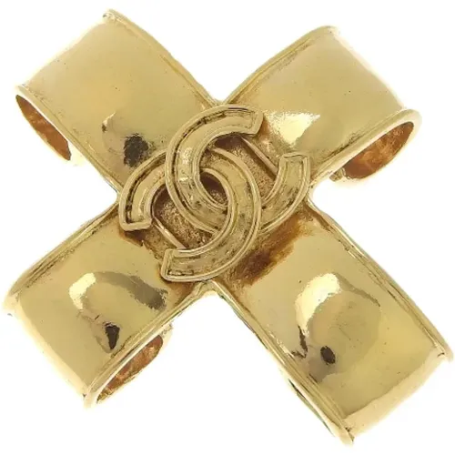 Pre-owned Jewellery, female, , Size: ONE SIZE Pre-owned Gold chanel-jewelry - Chanel Vintage - Modalova