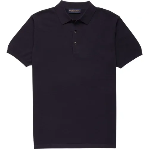 Poloshirt,Dunkelgraues Baumwoll-Polo-Shirt - Brooks Brothers - Modalova