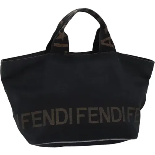 Pre-owned Tote Bags, female, , Size: ONE SIZE Pre-owned Canvas fendi-bags - Fendi Vintage - Modalova