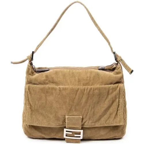 Pre-owned Canvas shoulder-bags , female, Sizes: ONE SIZE - Fendi Vintage - Modalova