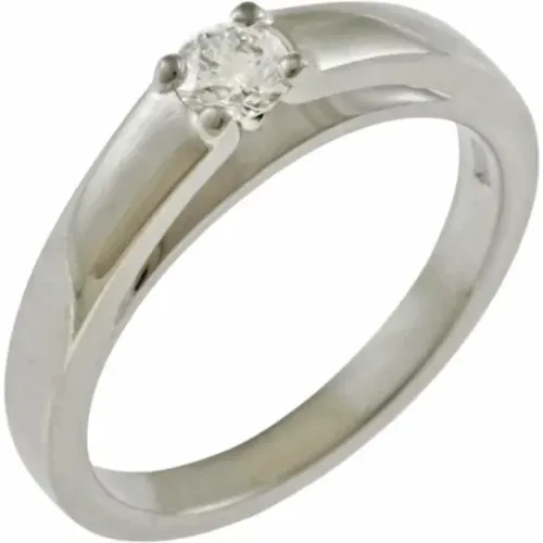 Pre-owned Jewellery, female, , Size: ONE SIZE Pre-owned Platinum rings - Bvlgari Vintage - Modalova