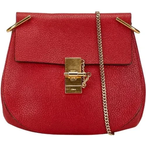 Pre-owned Cross Body Bags, female, , Size: ONE SIZE Pre-owned Leather shoulder-bags - Chloé Pre-owned - Modalova