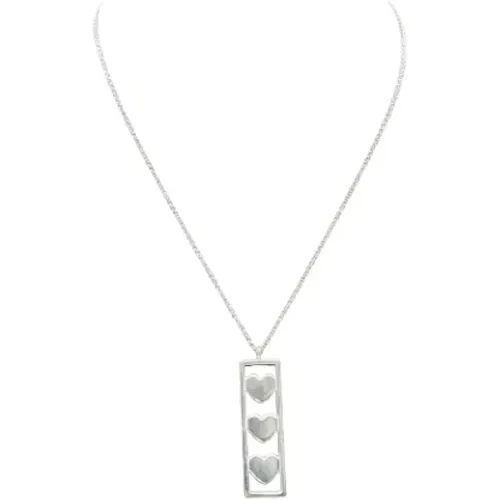 Pre-owned Jewellery, female, , Size: ONE SIZE Pre-owned Silver necklaces - Tiffany & Co. Pre-owned - Modalova