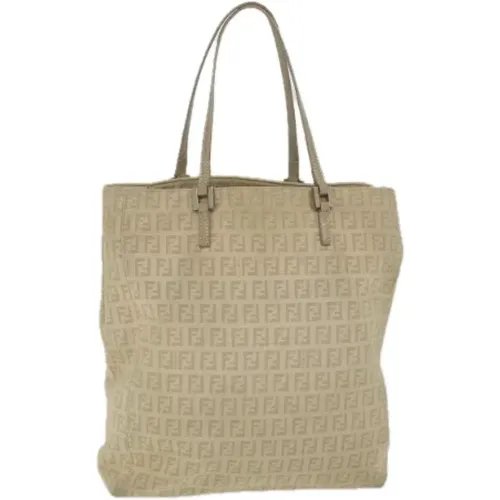 Pre-owned Tote Bags, female, , Size: ONE SIZE Pre-owned Canvas totes - Fendi Vintage - Modalova