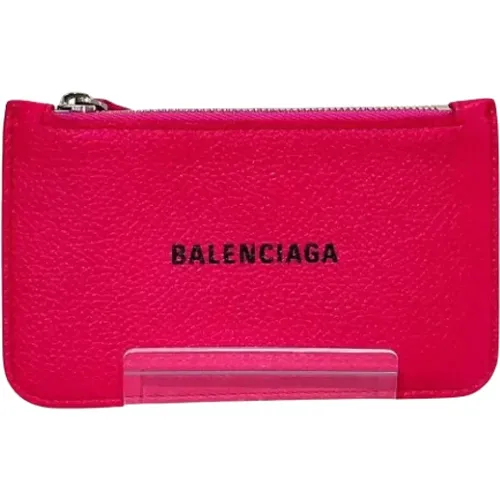 Pre-owned Leather wallets , female, Sizes: ONE SIZE - Balenciaga Vintage - Modalova