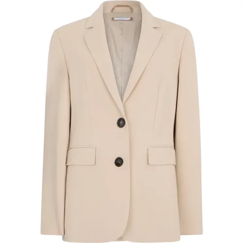 Blazers, female, , Size: 4XL Elegant Blazer - PESERICO - Modalova