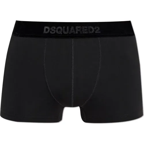 Bottoms, male, , Size: S Cotton boxers - Dsquared2 - Modalova