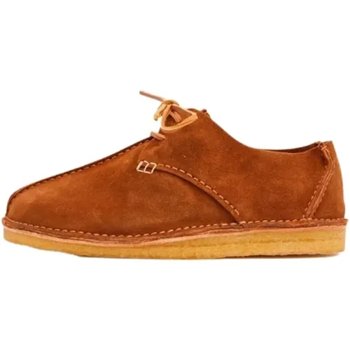 Hand-stitched Suede Shoes , male, Sizes: 8 UK, 6 UK - Yogi Footwear - Modalova