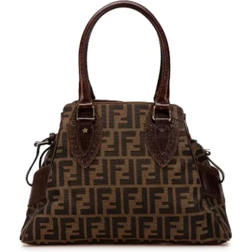 Pre-owned Handbags, female, , Size: ONE SIZE Pre-owned Canvas handbags - Fendi Vintage - Modalova