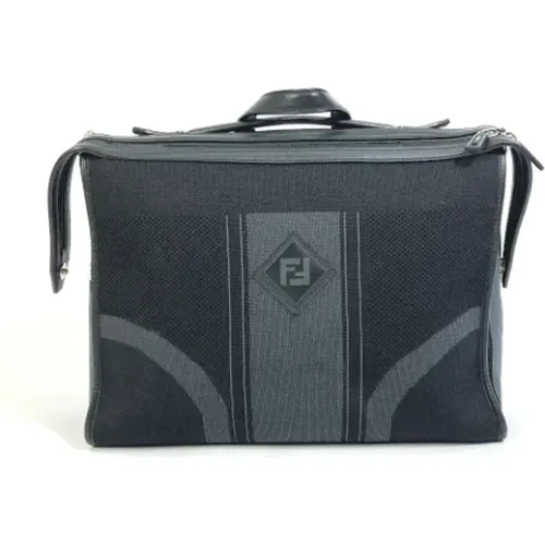 Pre-owned Handbags, male, , Size: ONE SIZE Pre-owned Canvas fendi-bags - Fendi Vintage - Modalova