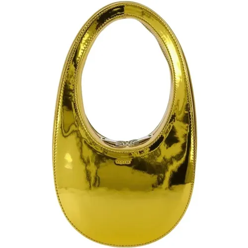 Metallic Mini Swipe Handtasche - Gold , Damen, Größe: ONE Size - Coperni - Modalova
