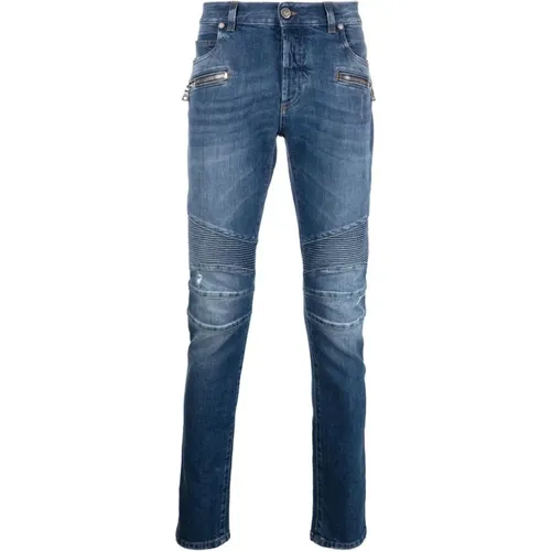 Slim Skinny Jeans , male, Sizes: W30, W31, W33 - Balmain - Modalova
