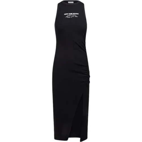 Rib Dress Trendy Comfortable Sleeveless , female, Sizes: XL, L, S, M - Off The Pitch - Modalova