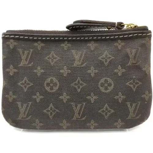 Canvas Key-Holders, Good Condition, Gray, Monogram Idylle , female, Sizes: ONE SIZE - Louis Vuitton Vintage - Modalova