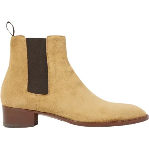 Luxus Suede Chelsea Boot , Herren, Größe: 46 EU - Scarosso - Modalova