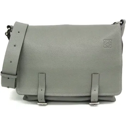 Pre-owned Cross Body Bags, female, , Size: ONE SIZE Pre-owned Leather shoulder-bags - Loewe Pre-owned - Modalova