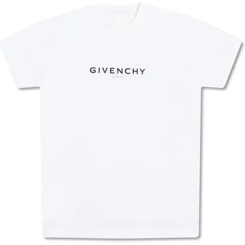 Schwarzes Logo Oversized T-Shirt , Herren, Größe: S - Givenchy - Modalova