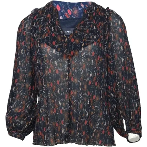 Pre-owned Tops, female, , Size: M Floral Print Polyester Blouse - Isabel Marant Pre-owned - Modalova