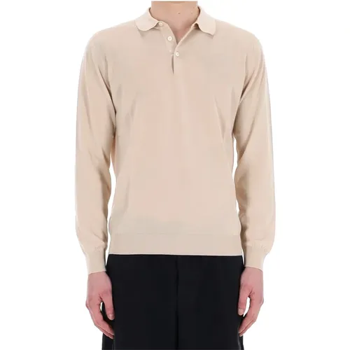 Polo Shirts, male, , Size: 2XL Long Sleeve Polo Shirt - Drumohr - Modalova