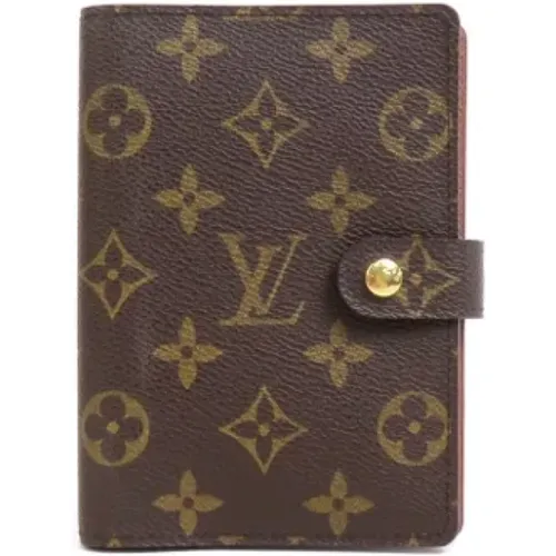 Pre-owned Accessories, female, , Size: ONE SIZE Pre-owned Canvas wallets - Louis Vuitton Vintage - Modalova