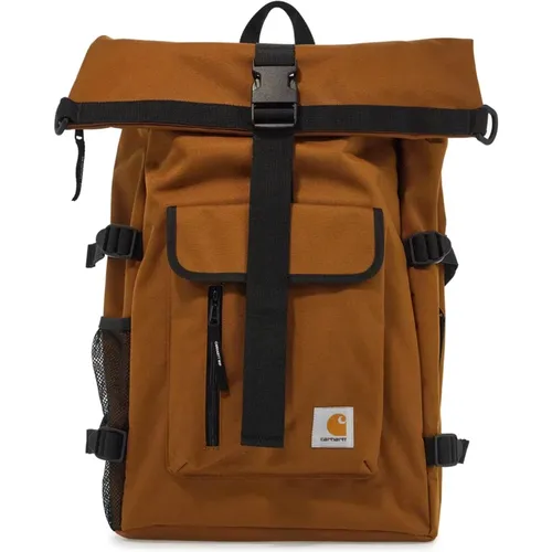 Waterproof Phillis Backpack with Iconic Logo , male, Sizes: ONE SIZE - Carhartt WIP - Modalova