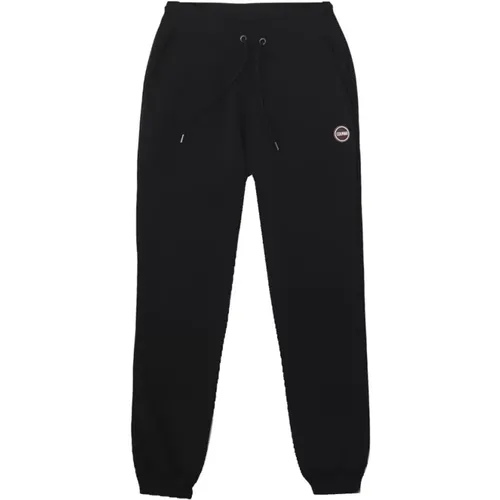 Fleece-Sweatpants Schwarz , Herren, Größe: L - Colmar - Modalova