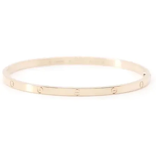 Pre-owned Rose Gold bracelets , female, Sizes: ONE SIZE - Cartier Vintage - Modalova