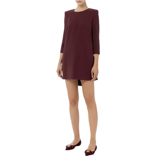 Short Dress with Elegant Design , female, Sizes: S, L, M - Elisabetta Franchi - Modalova