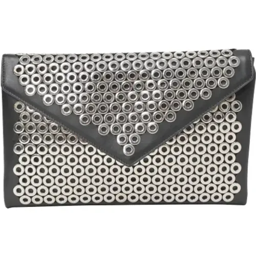 Pre-owned Clutches, female, , Size: ONE SIZE Pre-owned Leather clutches - Alaïa Pre-owned - Modalova