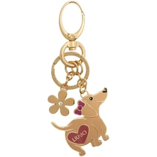 Keyrings, female, , Size: ONE SIZE Dachshund Key Ring - Liu Jo - Modalova