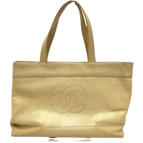 Pre-owned Tote Bags, female, , Size: ONE SIZE Pre-owned Leather totes - Chanel Vintage - Modalova