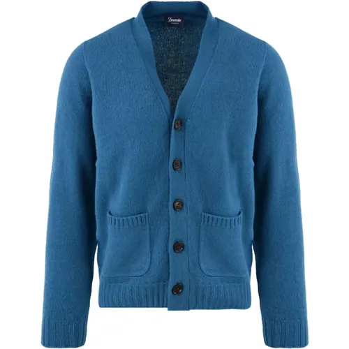 Cardigans, male, , Size: 2XL Cardigan Cardigan - Drumohr - Modalova