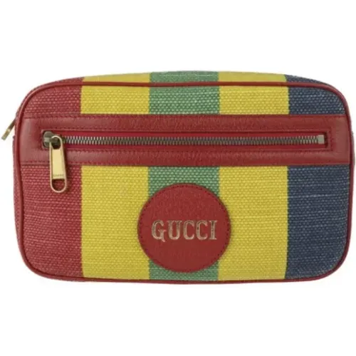 Multicolored Canvas Belt Bag , female, Sizes: ONE SIZE - Gucci Vintage - Modalova