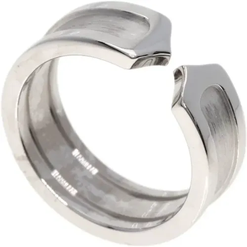 Pre-owned White Gold rings , female, Sizes: ONE SIZE - Cartier Vintage - Modalova