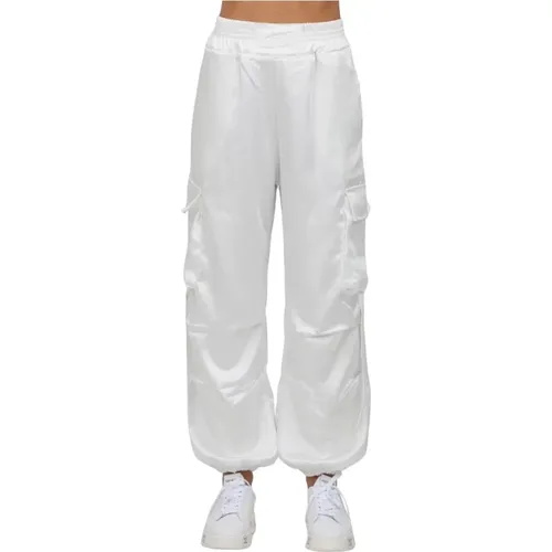 Satin Pants , female, Sizes: L - Disclaimer - Modalova